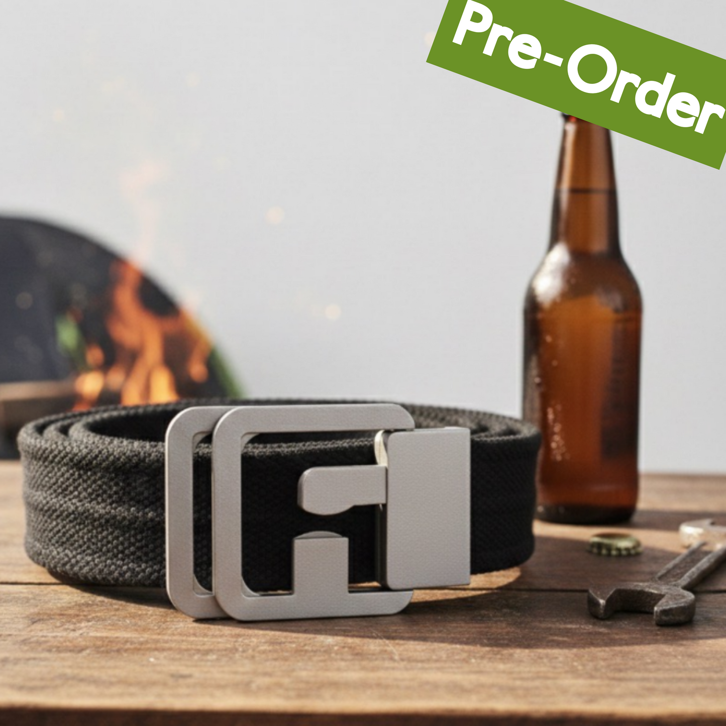 6 Points Belt Pro Max, 316 Solid Stainless Steel for Open the Bottle Cap, Open Beer With Belt, Limited Time Pre-Order