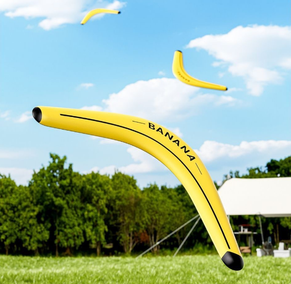 3 PCS V-shaped Hand-thrown Safety Boomerang, Sports Boomerang