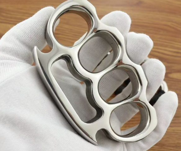 Thickened Stainless Steel Brass Knuckles｜Four Fingers (Shipping Restriction)