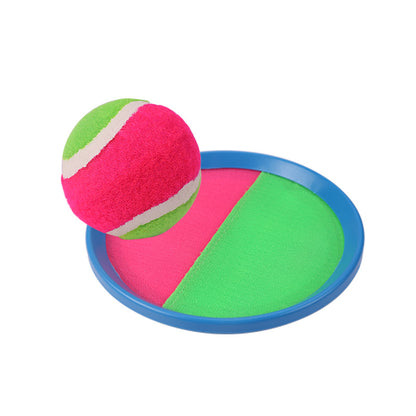 Two Sets (6 Balls) of Suction Cup Ball Throwing and Catching Gear for Children and Parents