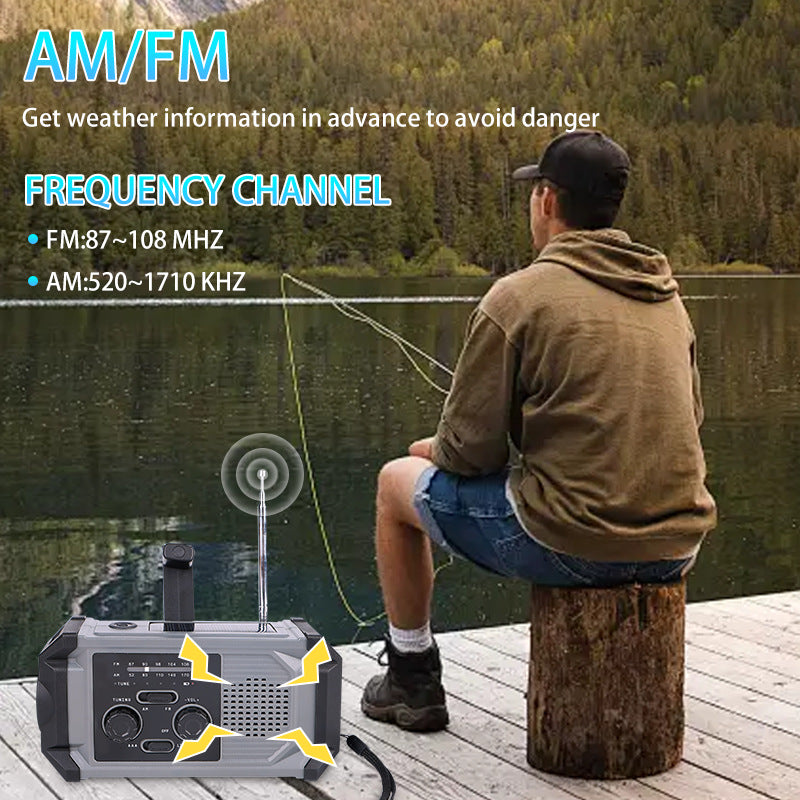 "Blackout" Emergency Power Radio: 24/7 Offline Supply Station