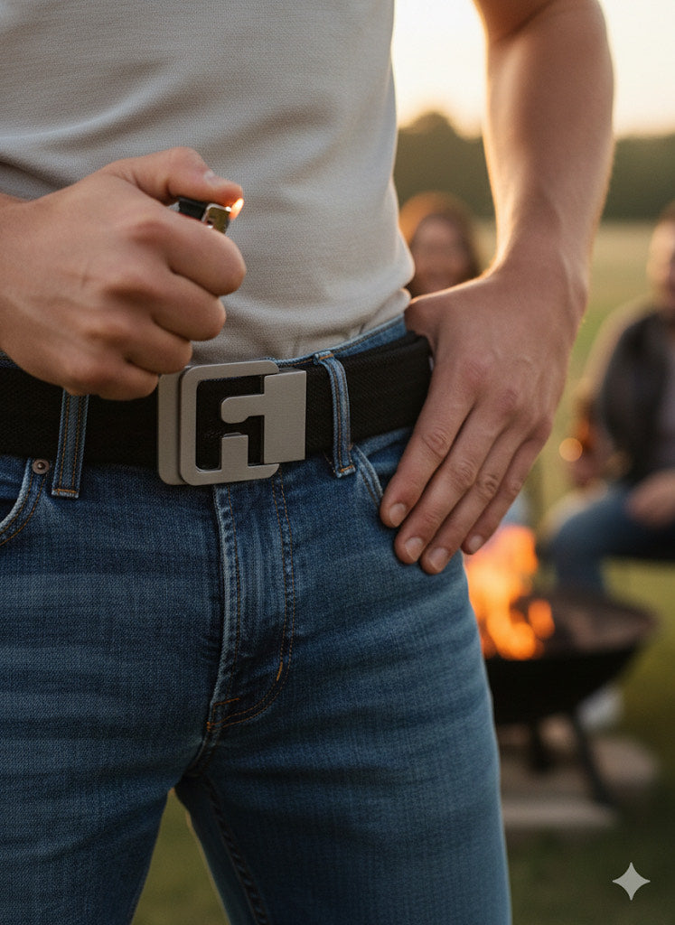 6 Points Belt Pro Max, 316 Solid Stainless Steel for Open the Bottle Cap, Open Beer With Belt, Limited Time Pre-Order