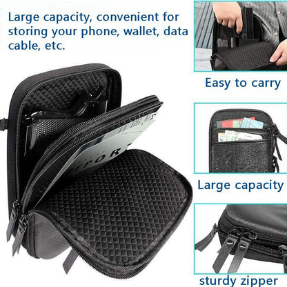 "The Stealth" Dual-Purpose Tactical Kit: Concealed Quick-Draw Pistol Pouch, Multi-Functional EDC Carrying Bag for Waist/Chest Mounting