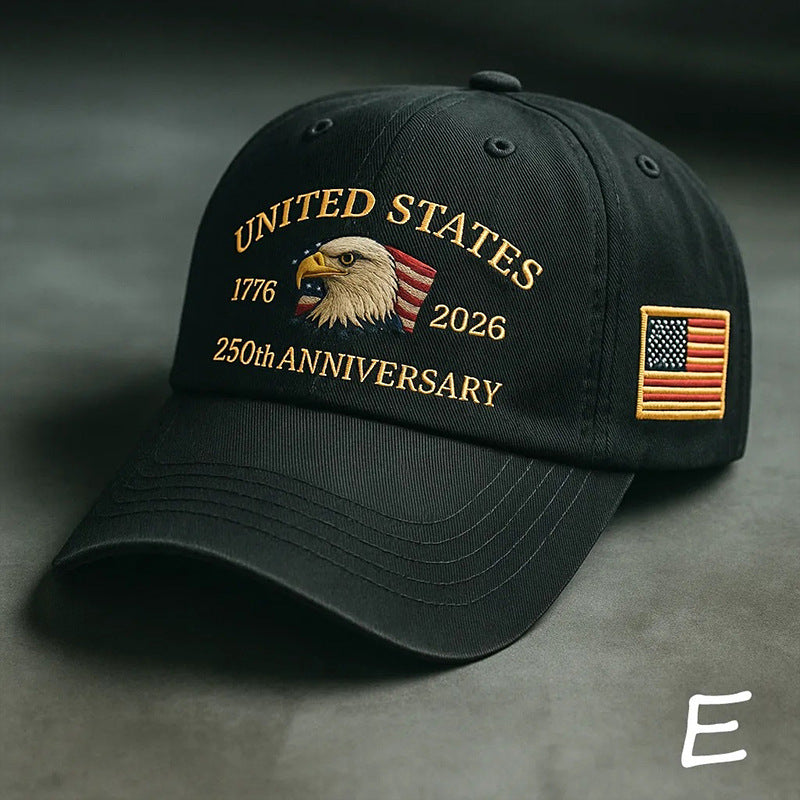 Printed 3D Heat Transfer Logo US 250th Anniversary Cap