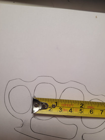 Thickened Stainless Steel Brass Knuckles｜Four Fingers (Shipping Restriction)