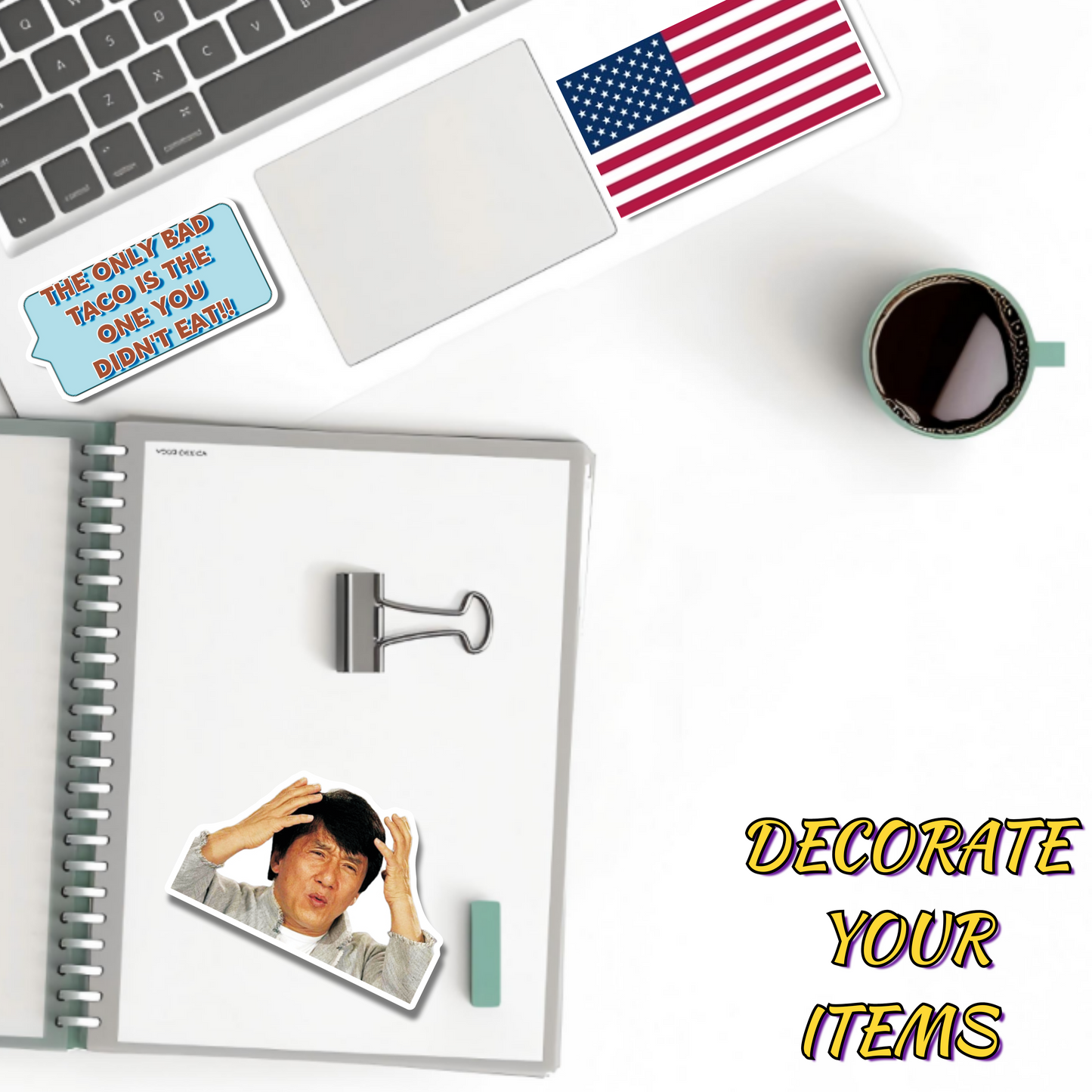 204 pcs Funny Meme Vinyl Stickers Pack, Classics Emotional Waterproof Stickers for Laptop, Bumper, Phone, Skateboard