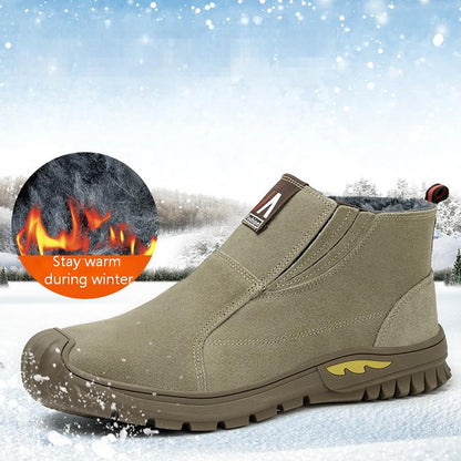 "Iron Sentry" Steel Toe Safety Shoes - Suede Anti-Puncture Work Boots