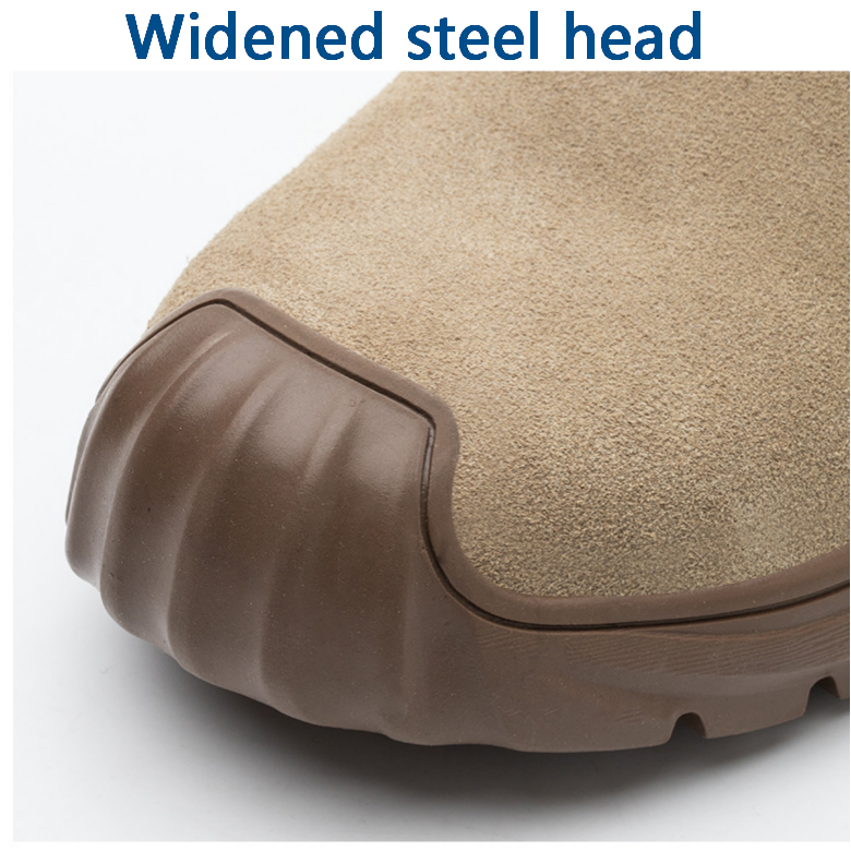 "Iron Sentry" Steel Toe Safety Shoes - Suede Anti-Puncture Work Boots